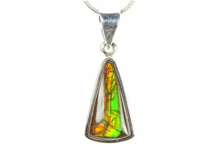 Stunning Ammolite Pendant (Necklace) - Sterling Silver #278392